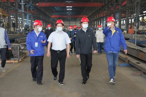 湖北省委巡视办副主任胡立强莅临乐动网官网_乐动(中国)重工走访服务